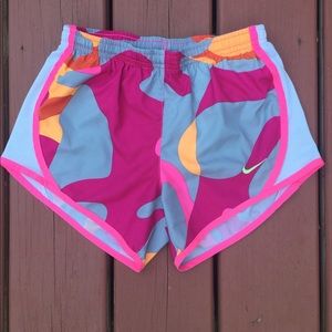 Nike Hot pink camo shorts